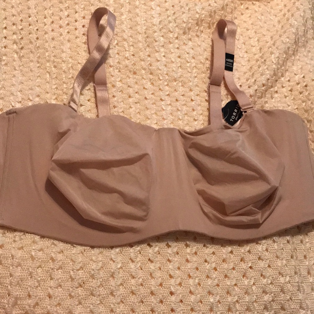 Torrid Blush Strapless Bra